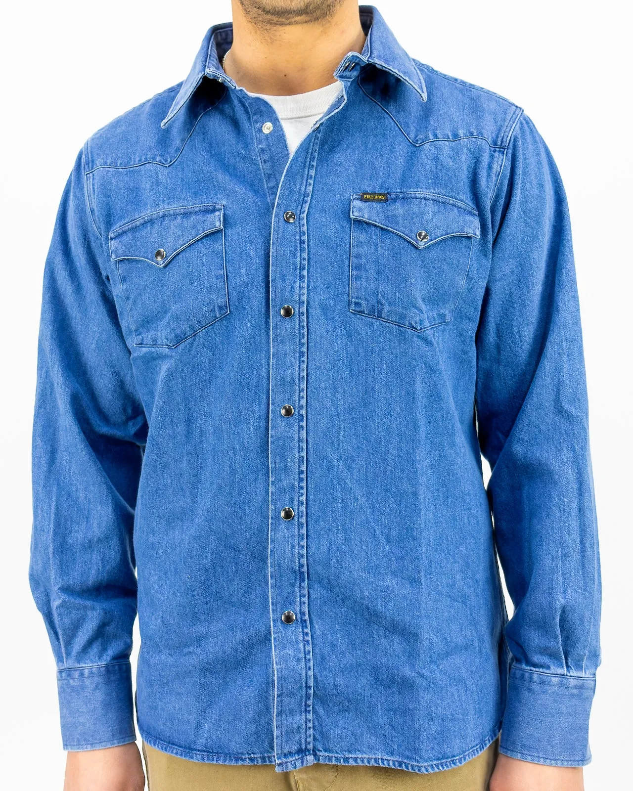 1952 Rider Shirt faded denim