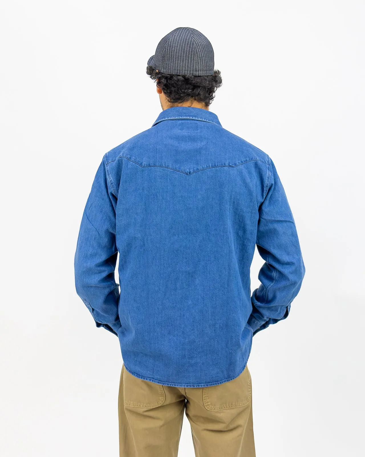 1952 Rider Shirt faded denim