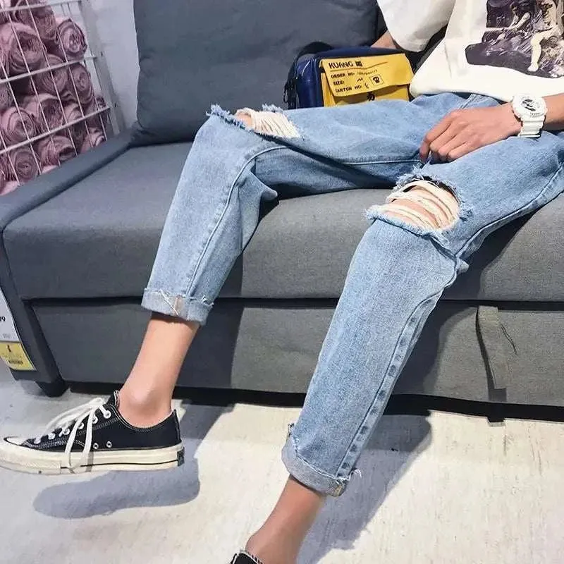 Black Ripped Jeans Big And Tall
