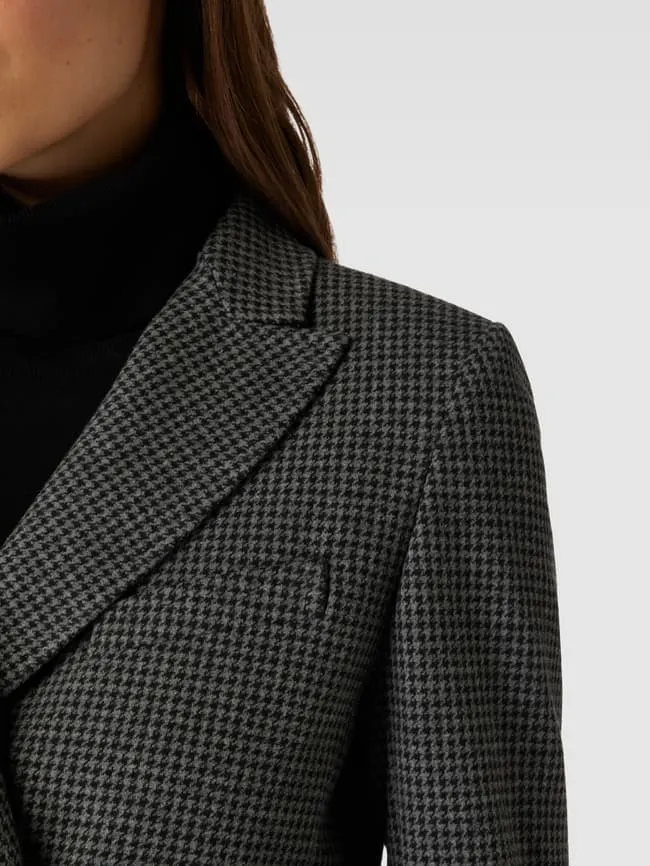Blazer with check pattern, model "FUNGHI" Weekend Max Mara, anthracite