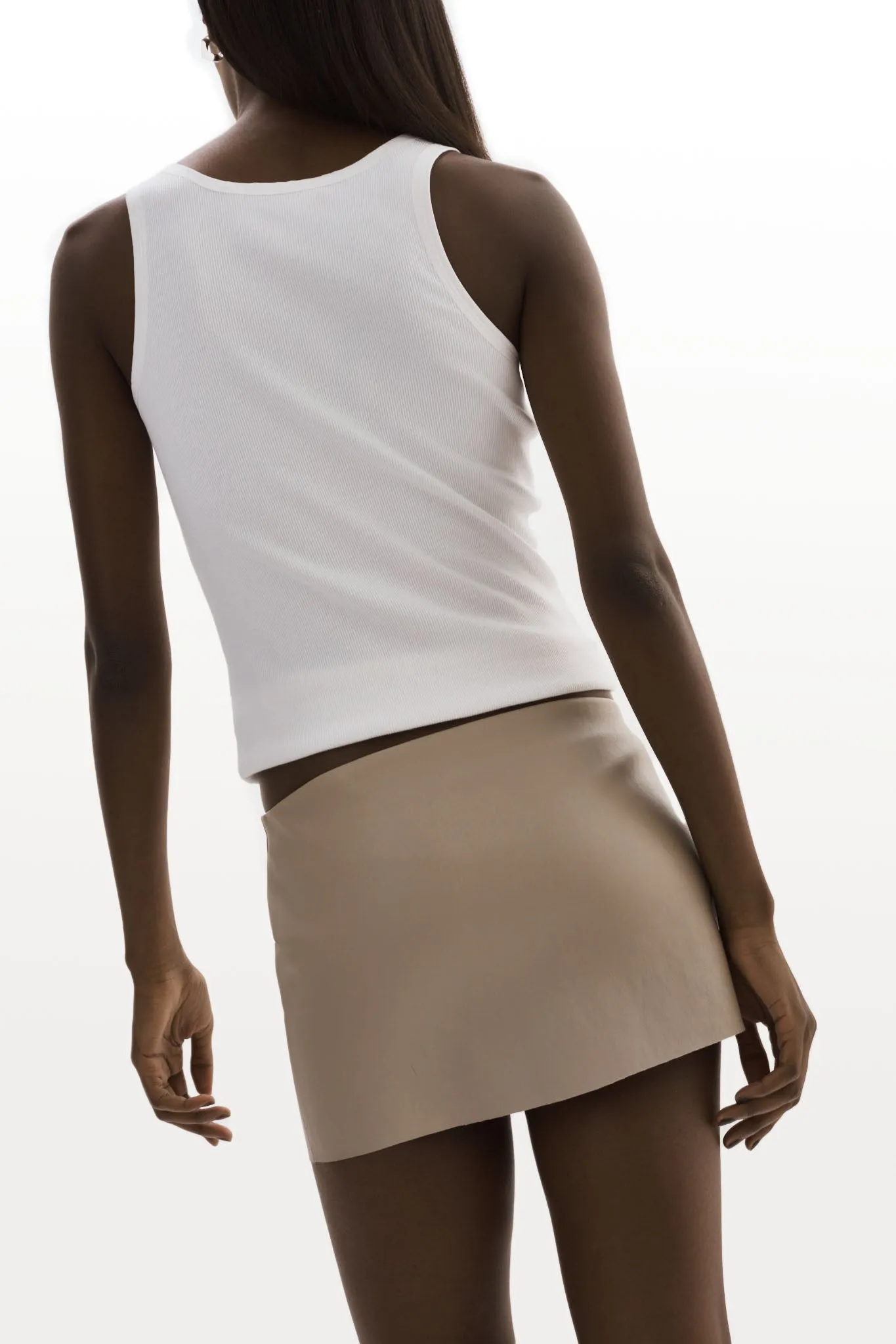 BRISSA | Leather Micro Mini Skirt