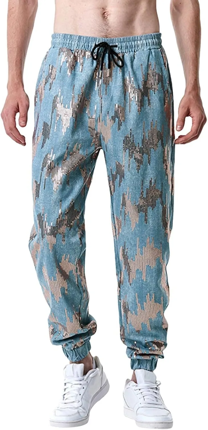 Cargo Pants for Men Big and Tall, Fleece Sweatpants with Pockets Cargo Pants for Men Men's Heavyweight Sport Fleece