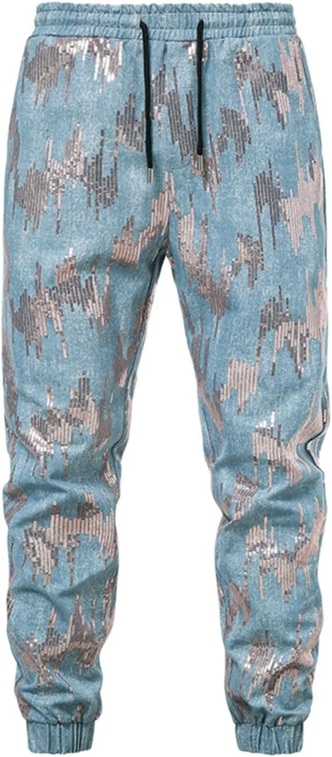 Cargo Pants for Men Big and Tall, Fleece Sweatpants with Pockets Cargo Pants for Men Men's Heavyweight Sport Fleece