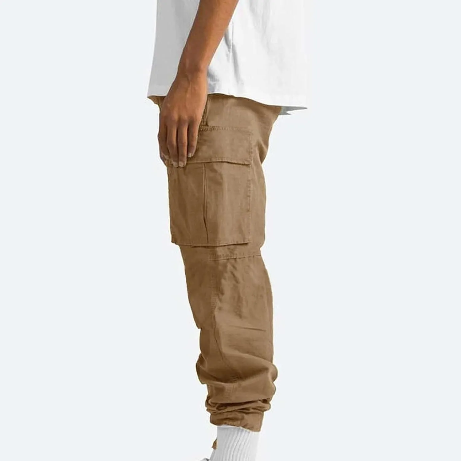 Cargo Pants for Men Casual Outdoor Pants Hiking Pants Men Lightweight Athletic Pants for Loose Fit Sports Joggers