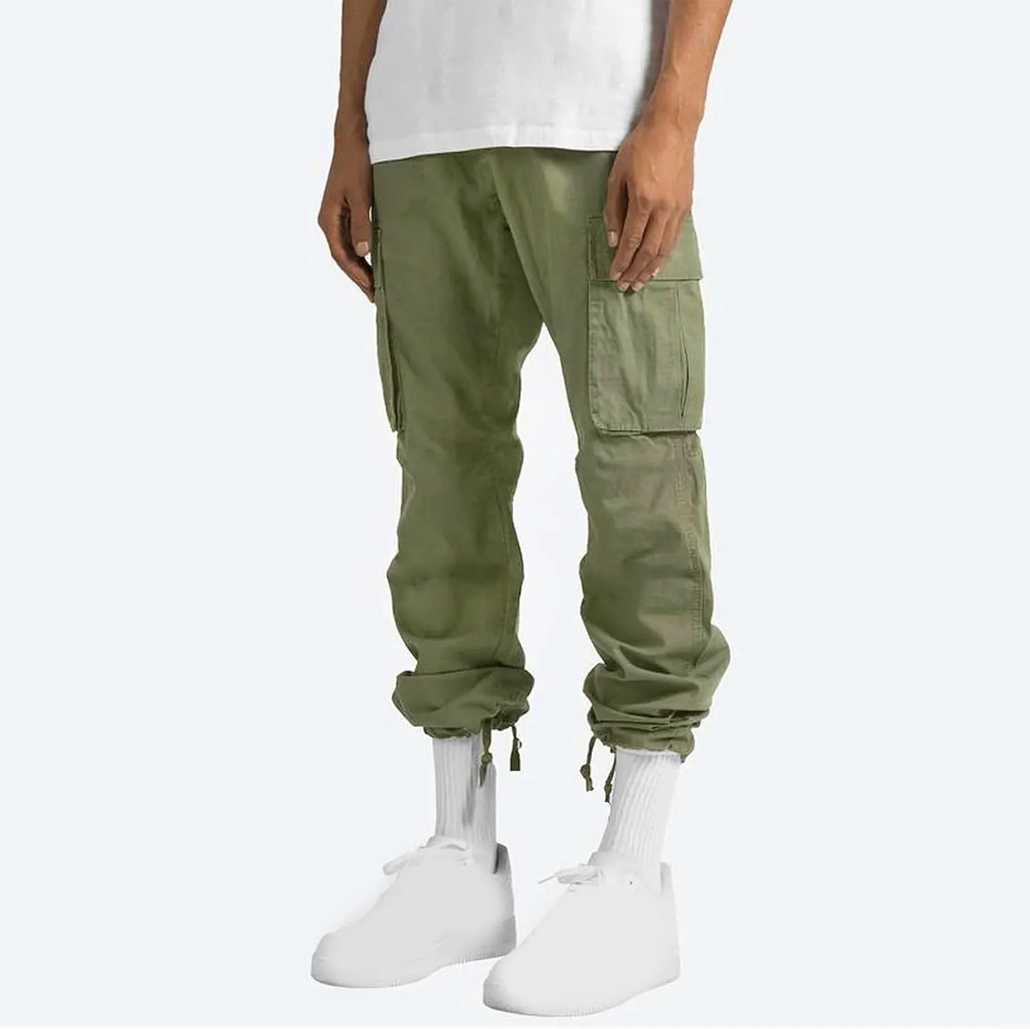 Cargo Pants for Men Casual Outdoor Pants Hiking Pants Men Lightweight Athletic Pants for Loose Fit Sports Joggers