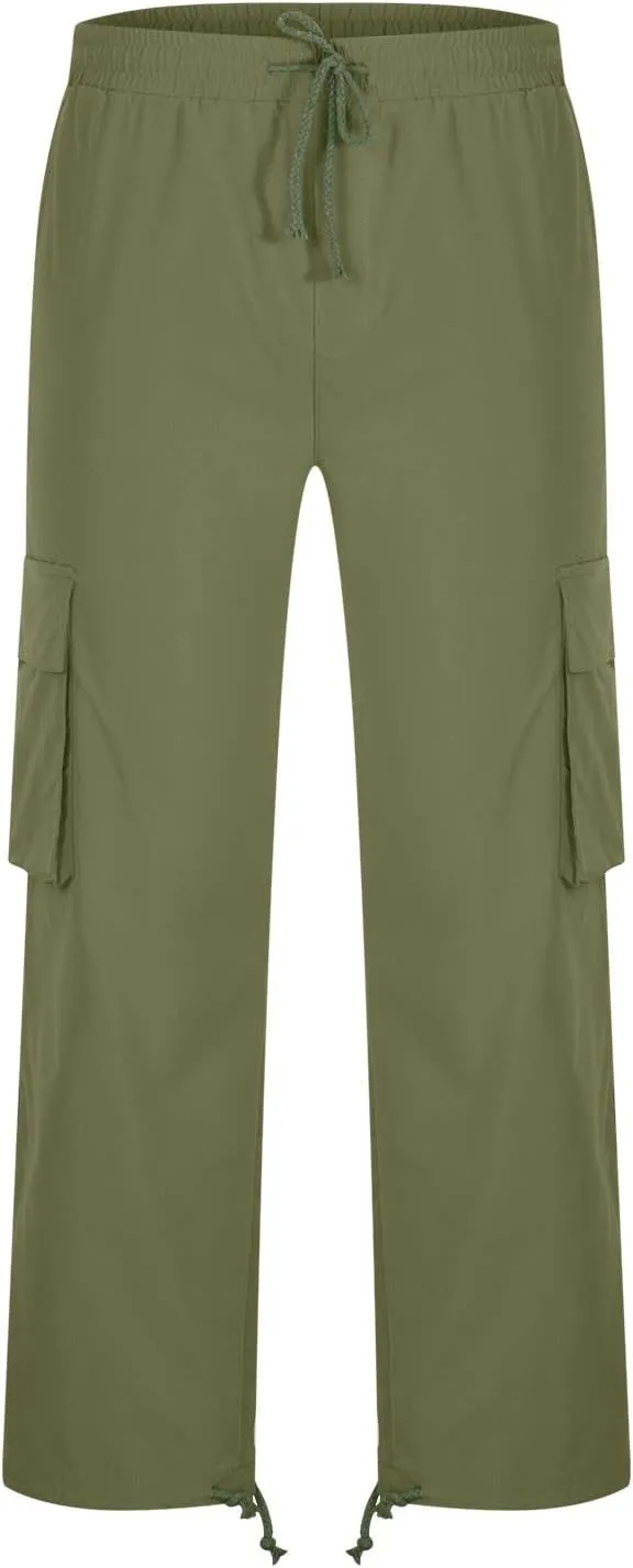 Cargo Pants for Men Casual Outdoor Pants Hiking Pants Men Lightweight Athletic Pants for Loose Fit Sports Joggers