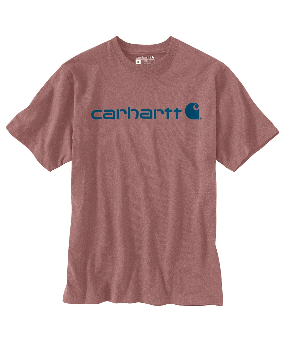 Carhartt K195 Signature Logo T-Shirt - Apple Butter Heather