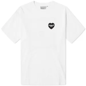 Carhartt Wip Heart Bandana T-Shirt, White & Black