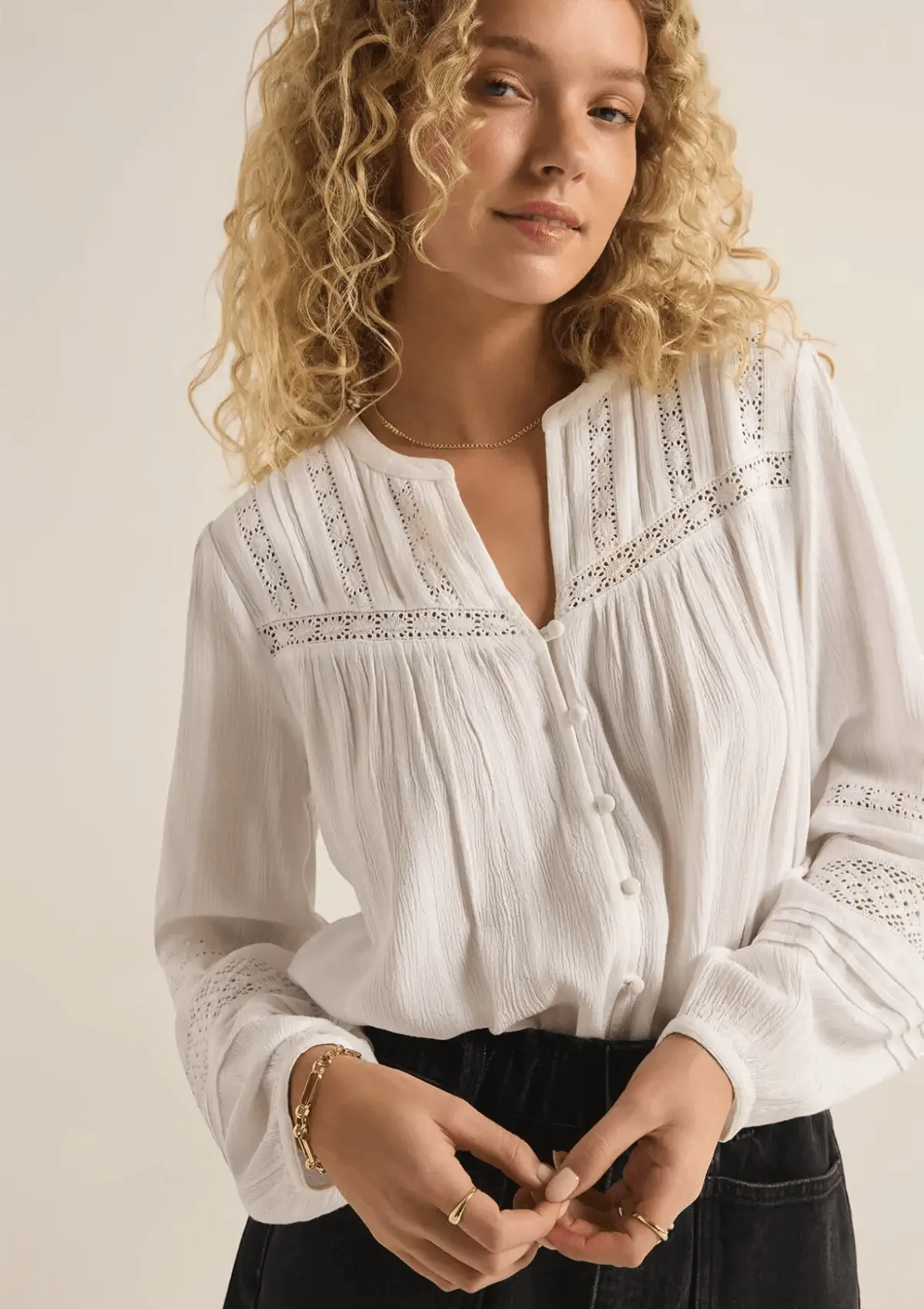 Chloe Jude Top - White