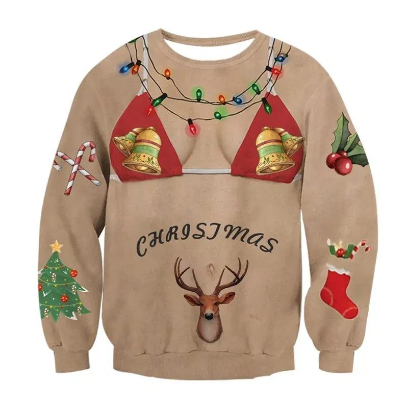 Christmas Festive Sweaters Unisex Men Women