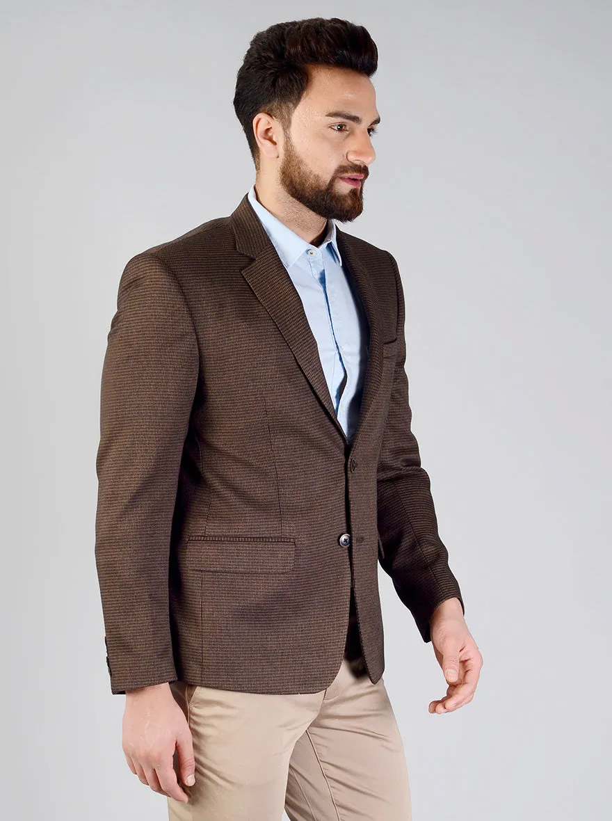 Coffee Brown Blazer | JB Studio