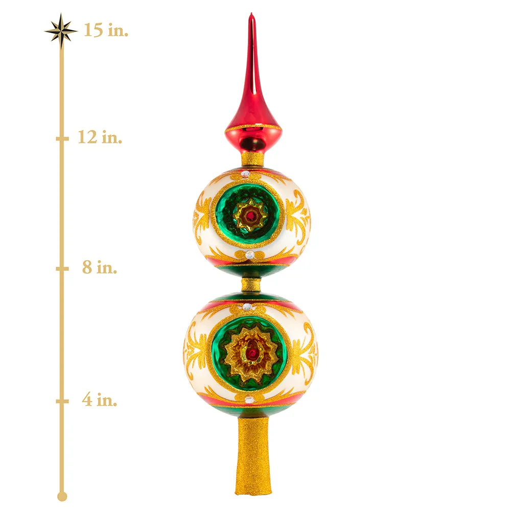 CR, Luxury Abounds Finial, 1020867, Christopher Radko