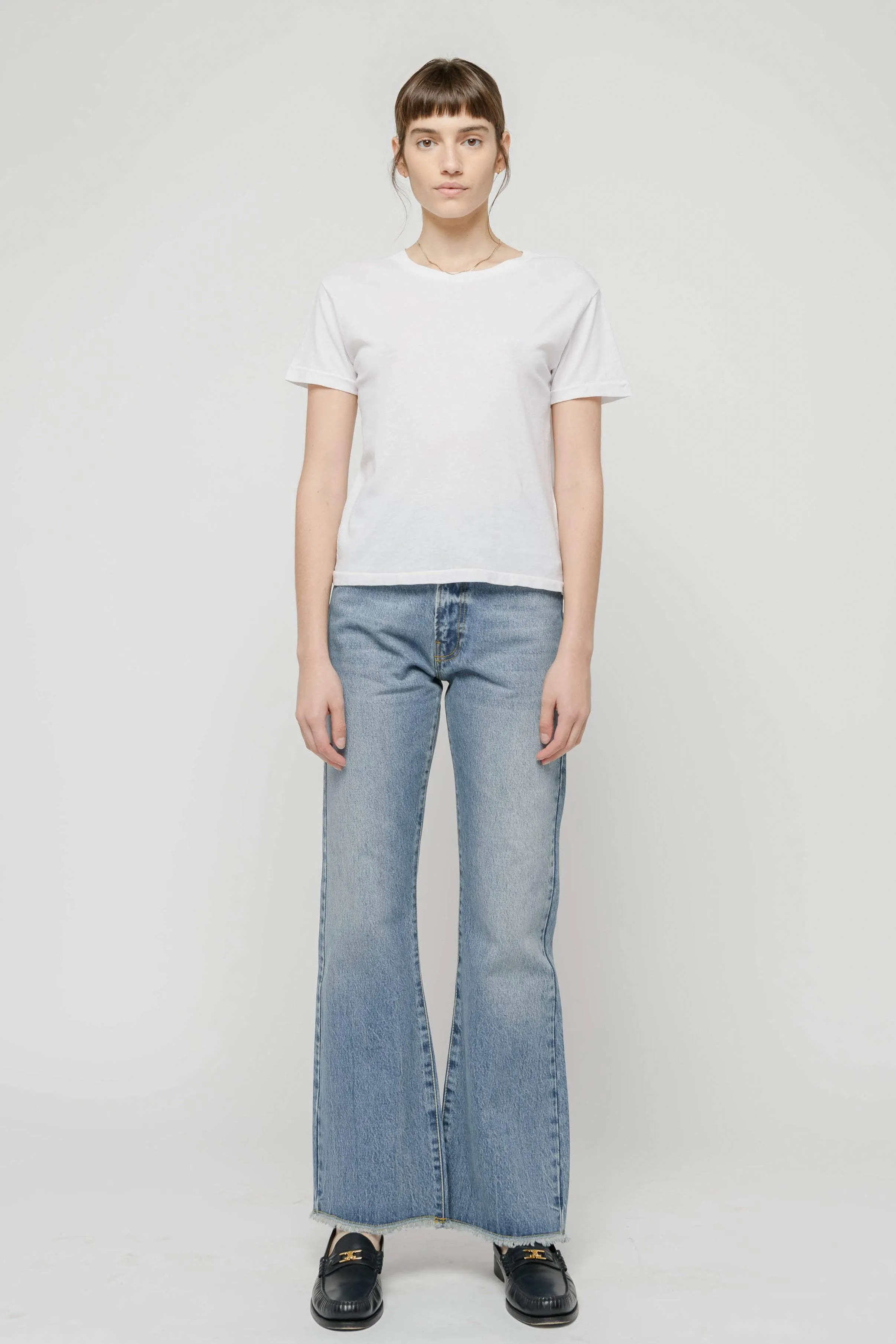 CROPPED TEE - OPTIC WHITE
