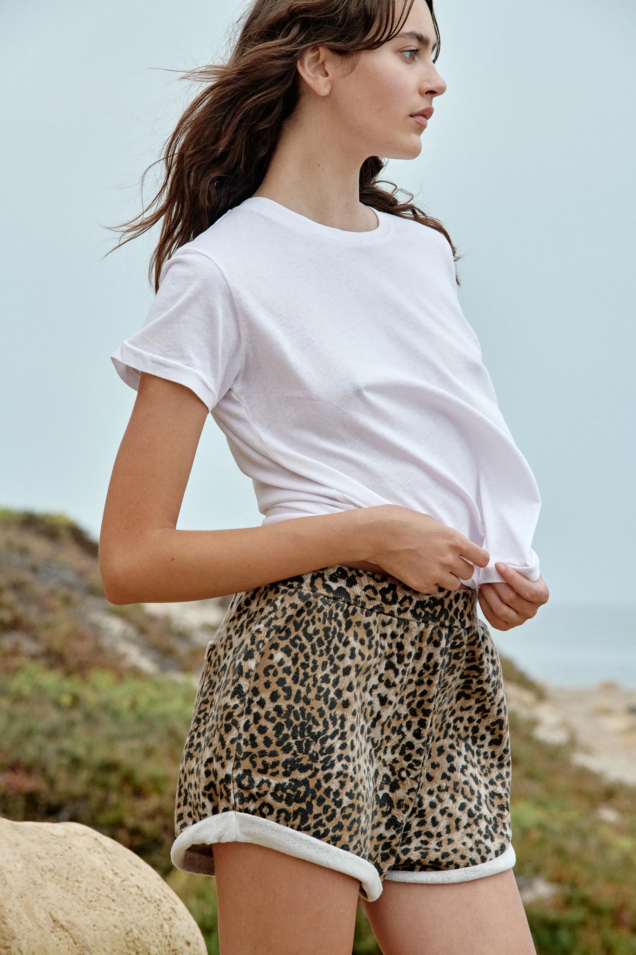 CROPPED TEE - OPTIC WHITE