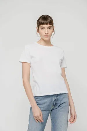 CROPPED TEE - OPTIC WHITE