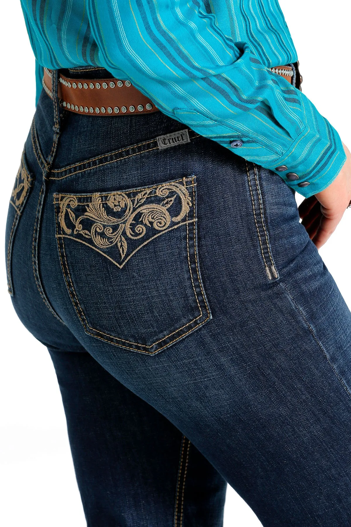 Cruel Girl Sky-High Rise Skylar Boot Cut Jeans for Women