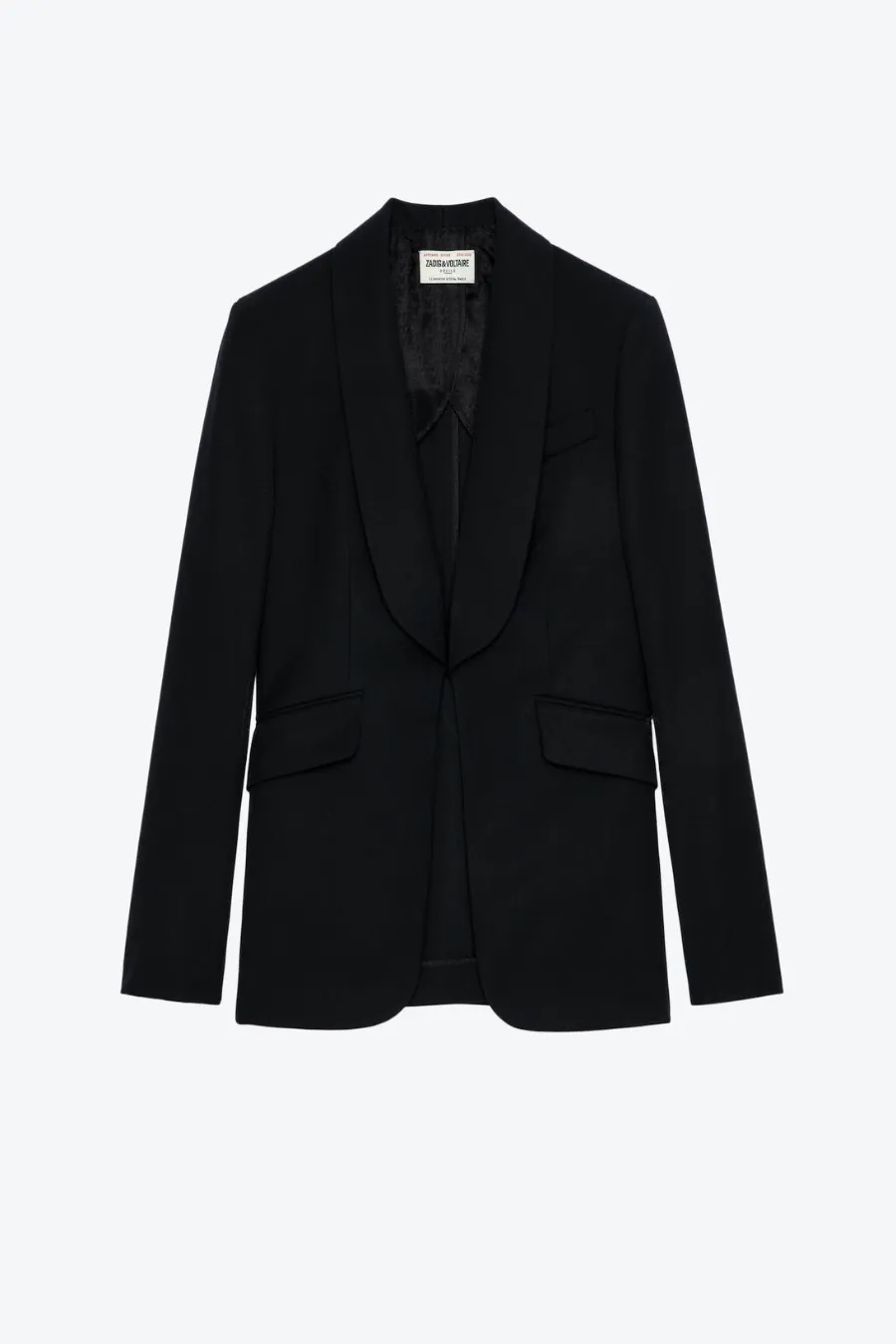 Date Gabardine Jacket Black