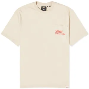 Dickies End T-shirt. X Dickies 'Motorworks' Horespower in Whitecap Gray