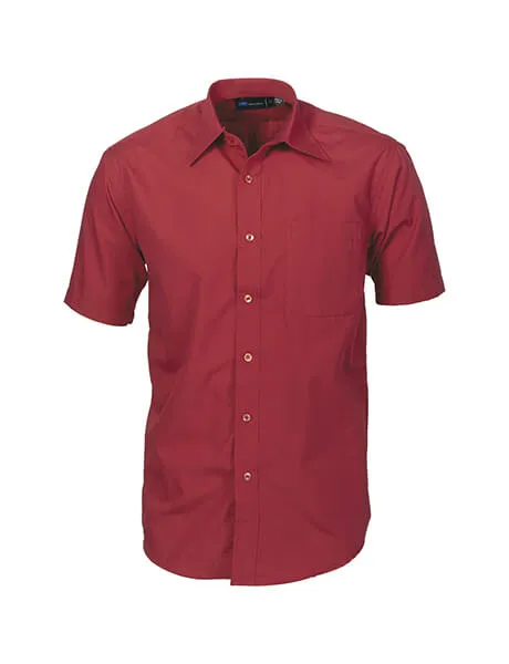 DNC Men's Premier Poplin Business Shirts Short Sleeve (4151)