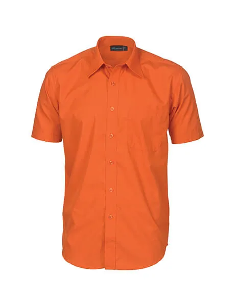 DNC Men's Premier Poplin Business Shirts Short Sleeve (4151)