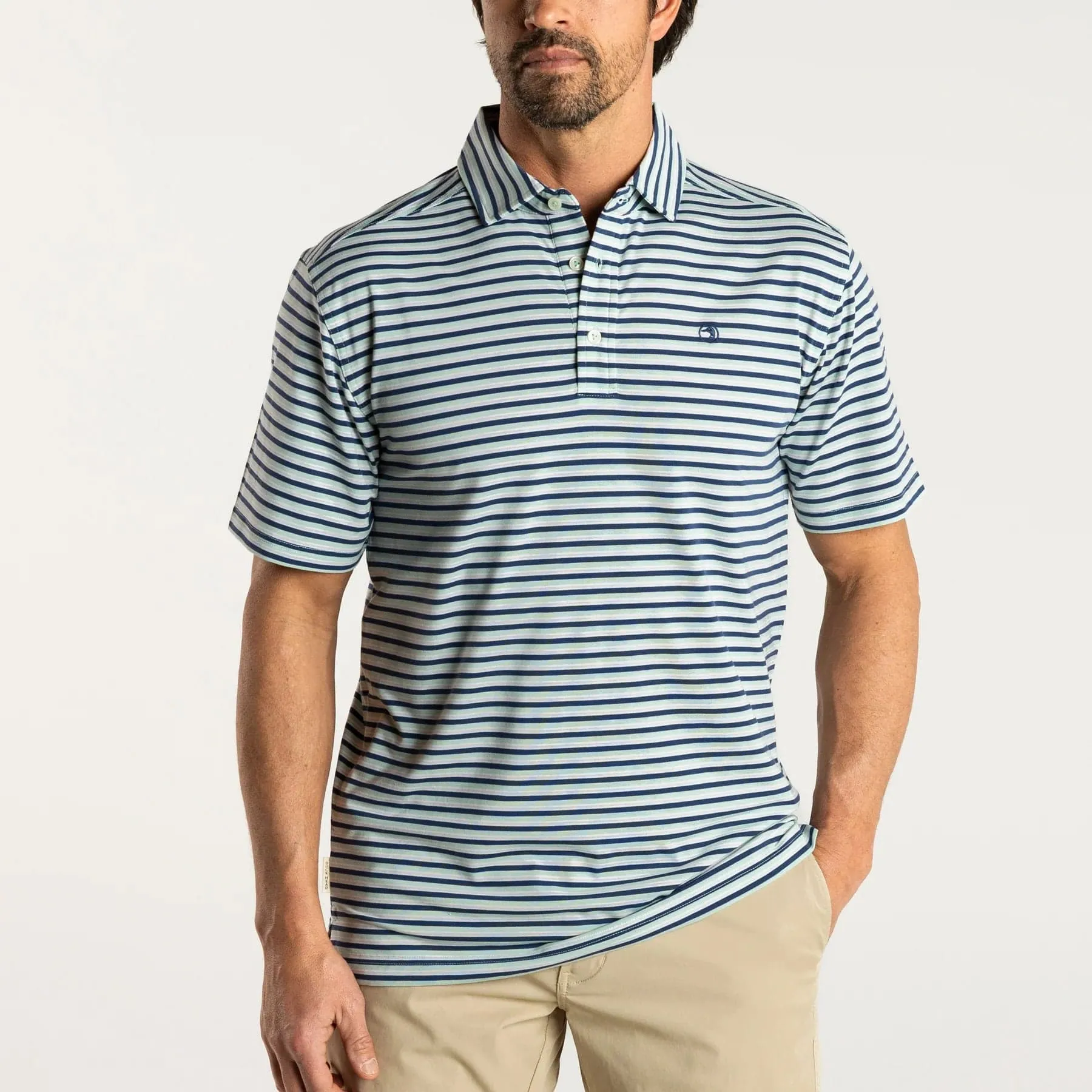 Duck Head Hayes Stripe Performance Polo - Men's