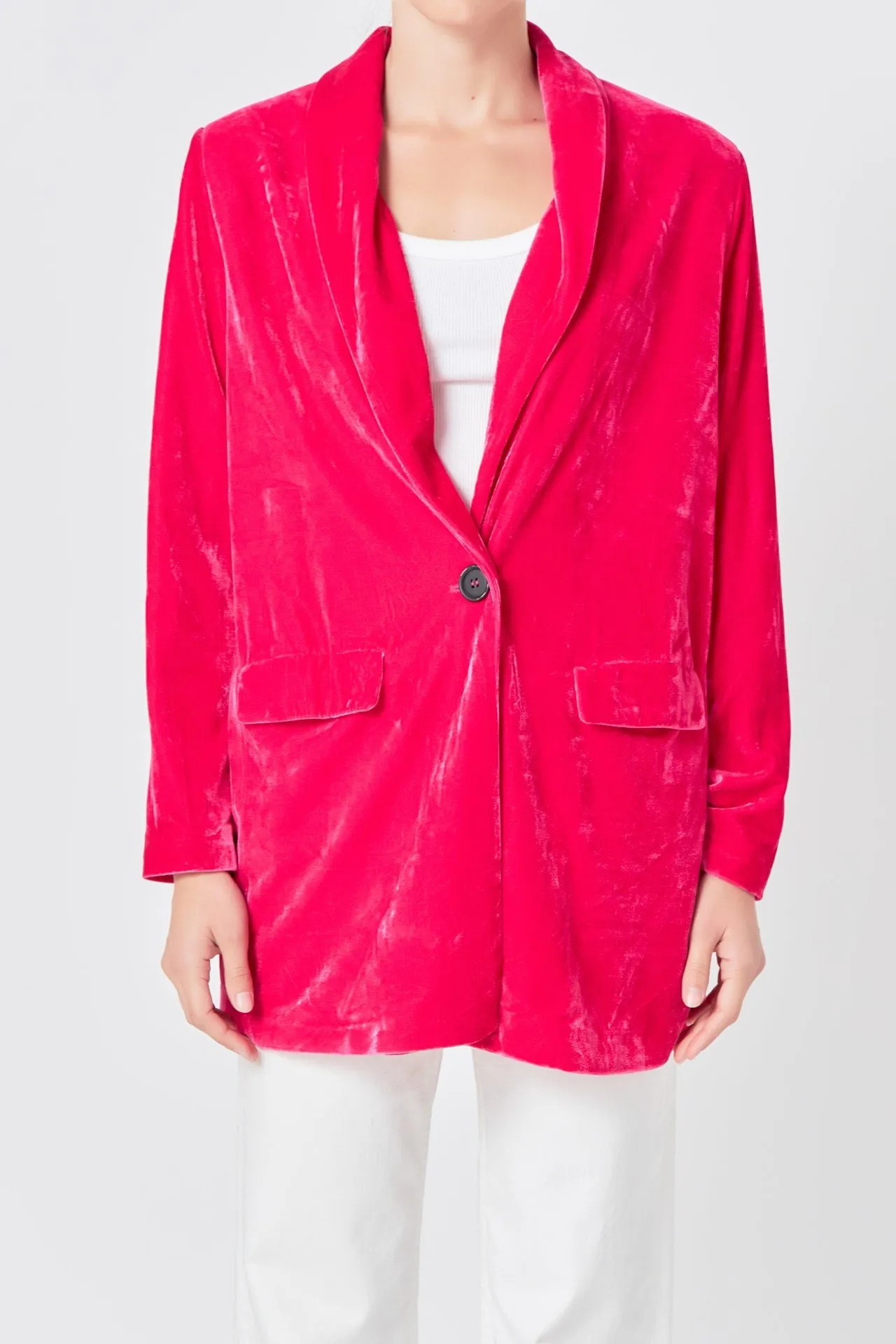 Endless Rose - Velvet Blazer