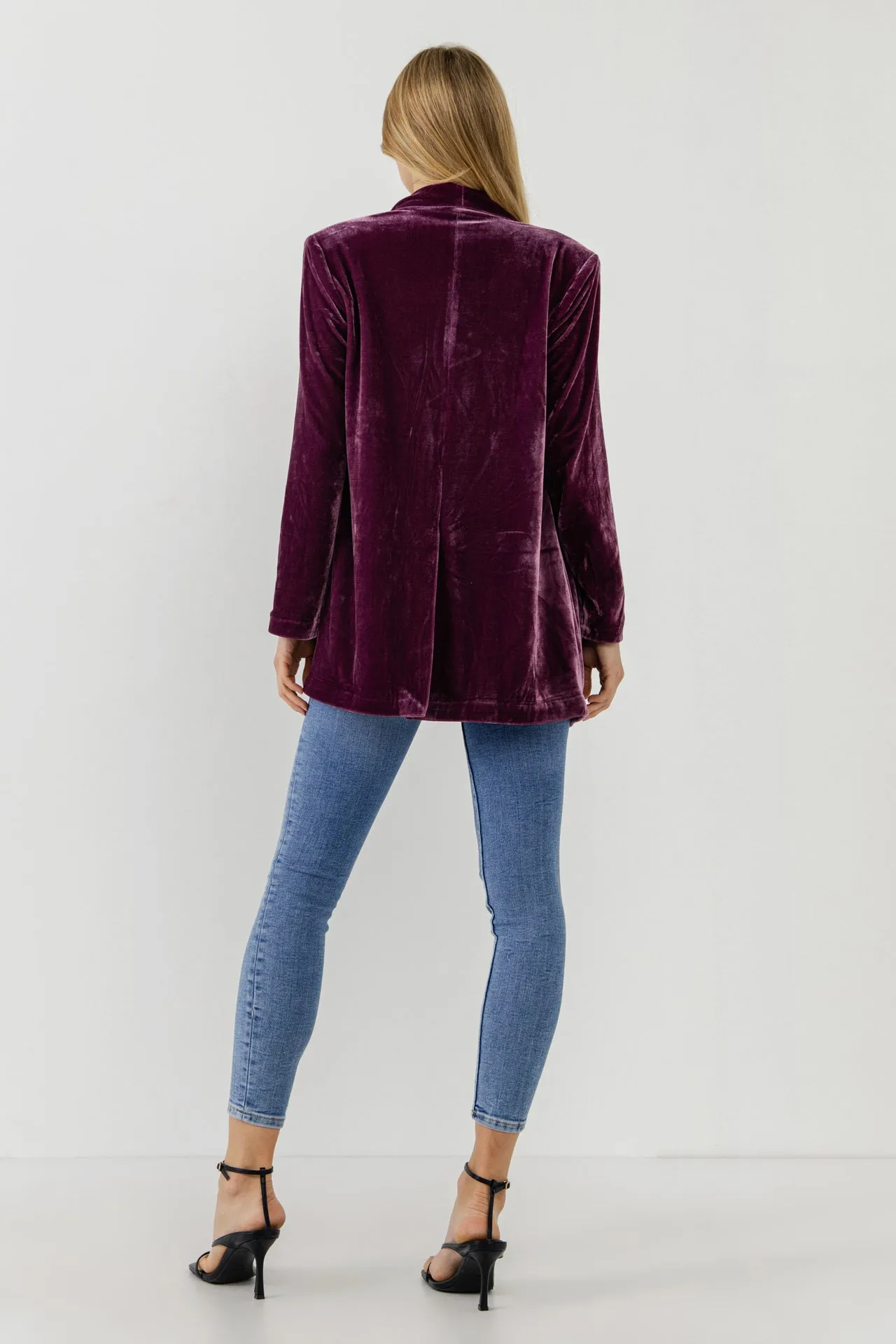 Endless Rose - Velvet Blazer