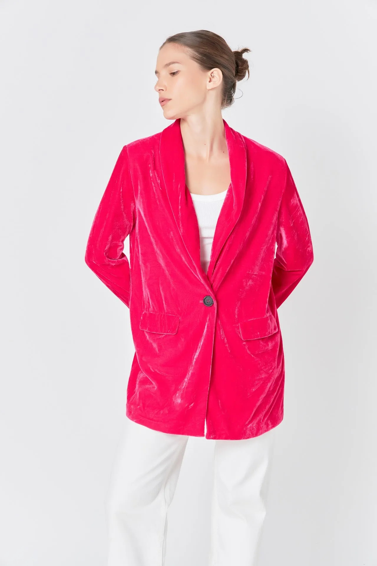 Endless Rose - Velvet Blazer