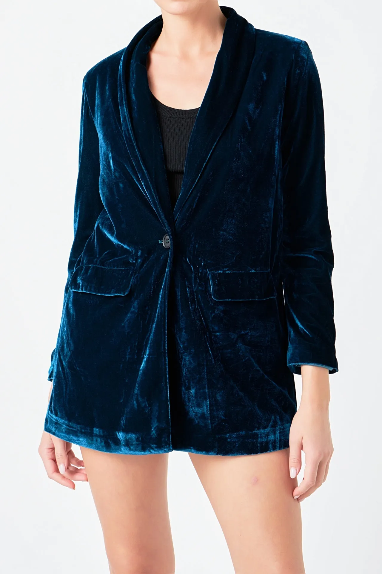 Endless Rose - Velvet Blazer