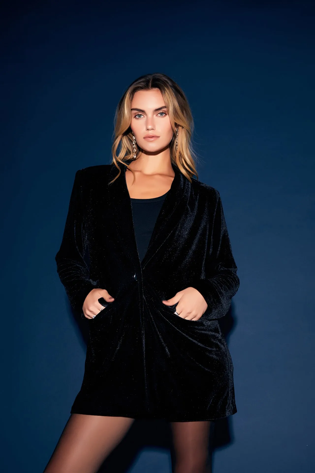 Endless Rose - Velvet Blazer