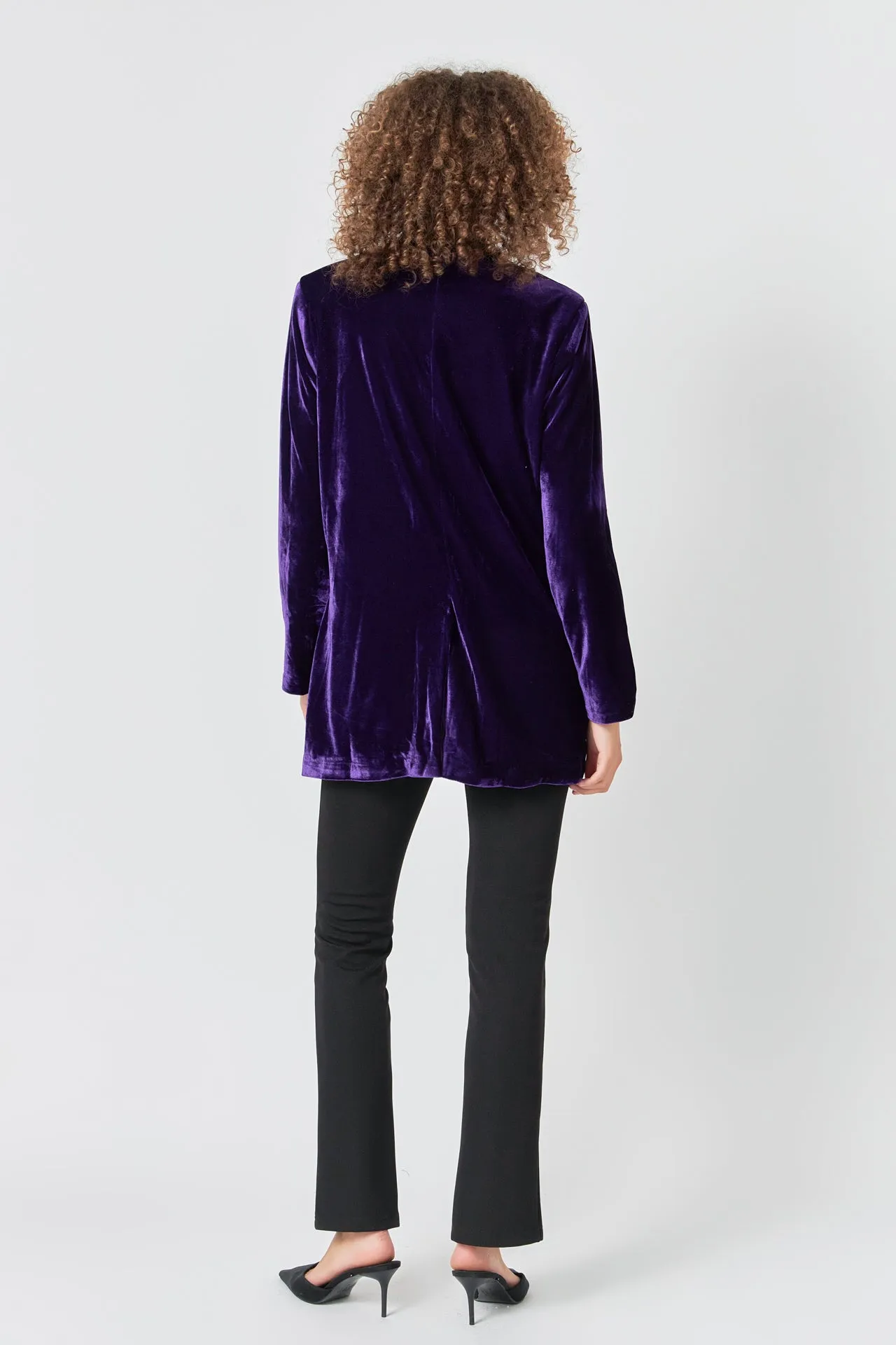 Endless Rose - Velvet Blazer