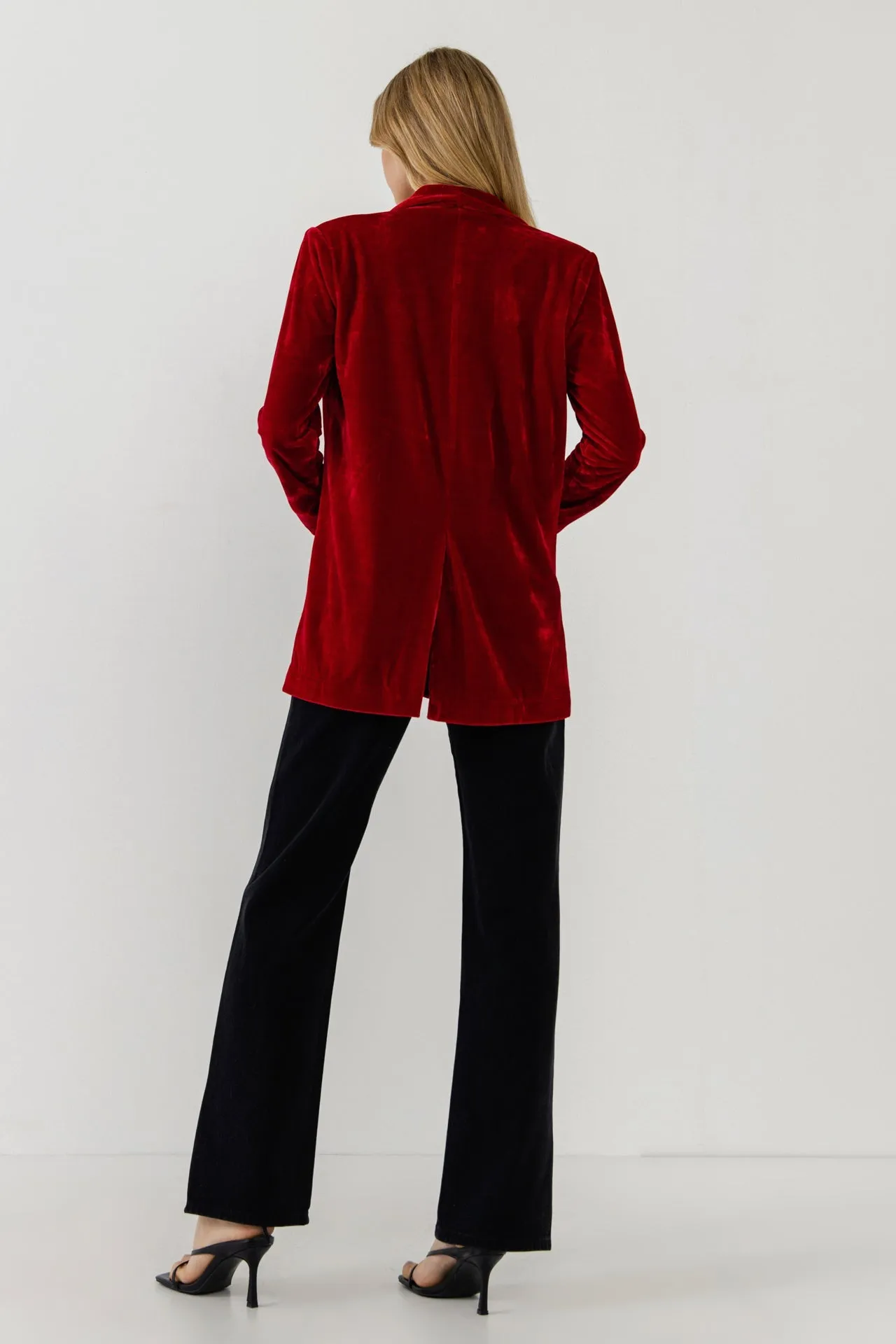 Endless Rose - Velvet Blazer
