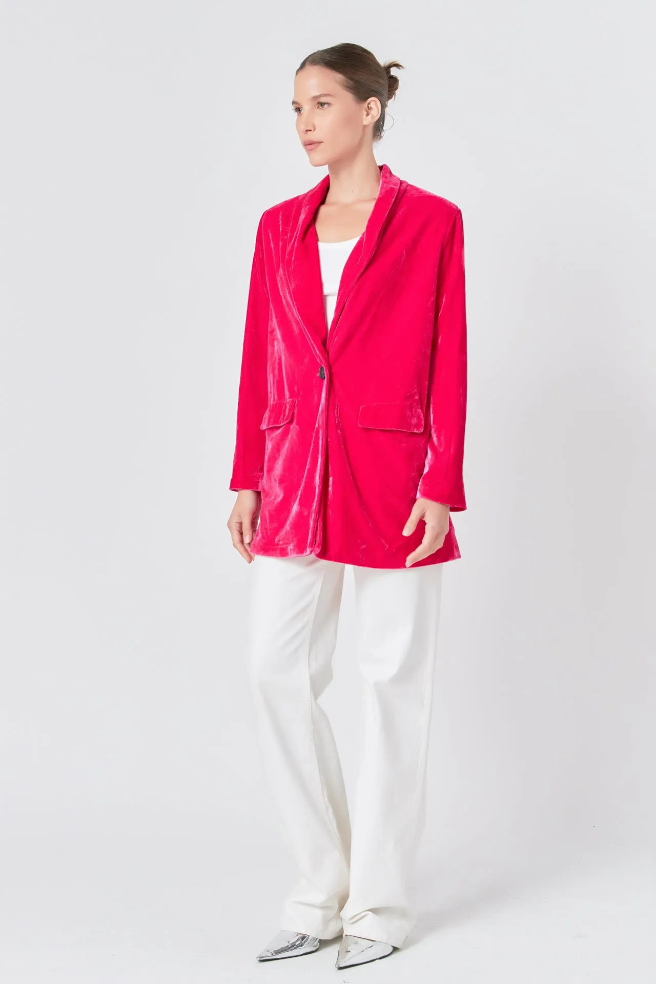 Endless Rose - Velvet Blazer