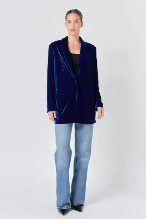 Endless Rose - Velvet Blazer