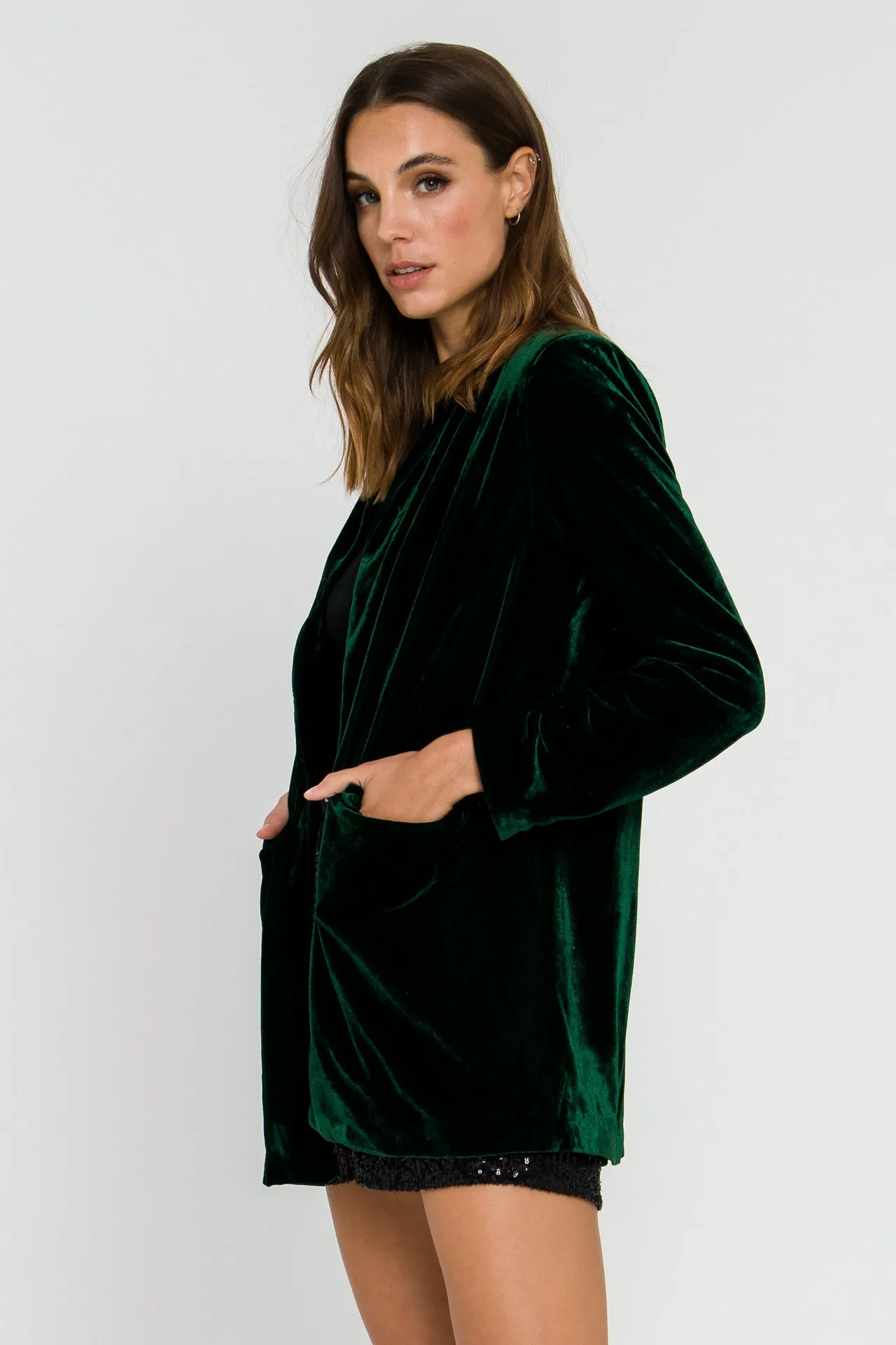 Endless Rose - Velvet Blazer