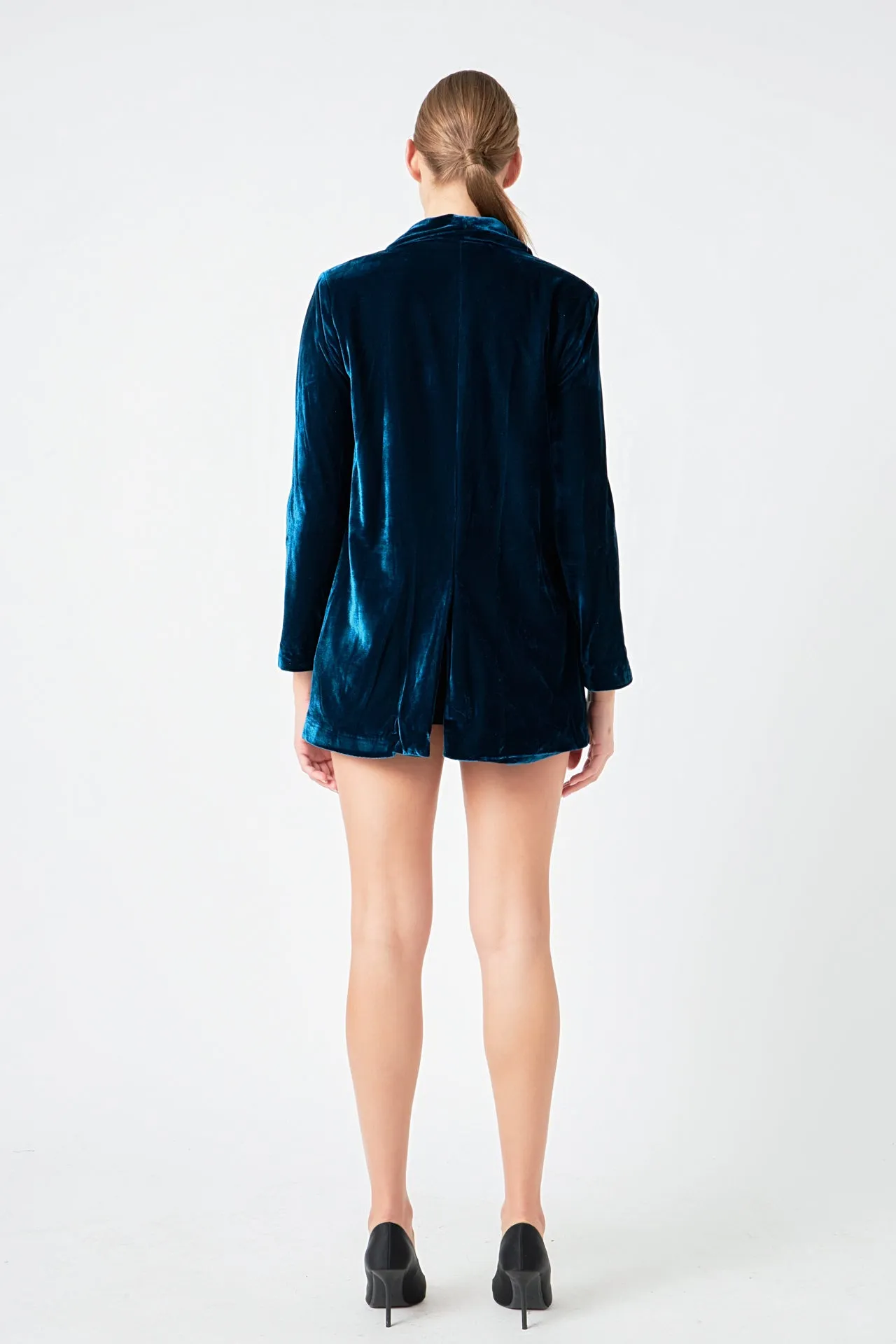 Endless Rose - Velvet Blazer