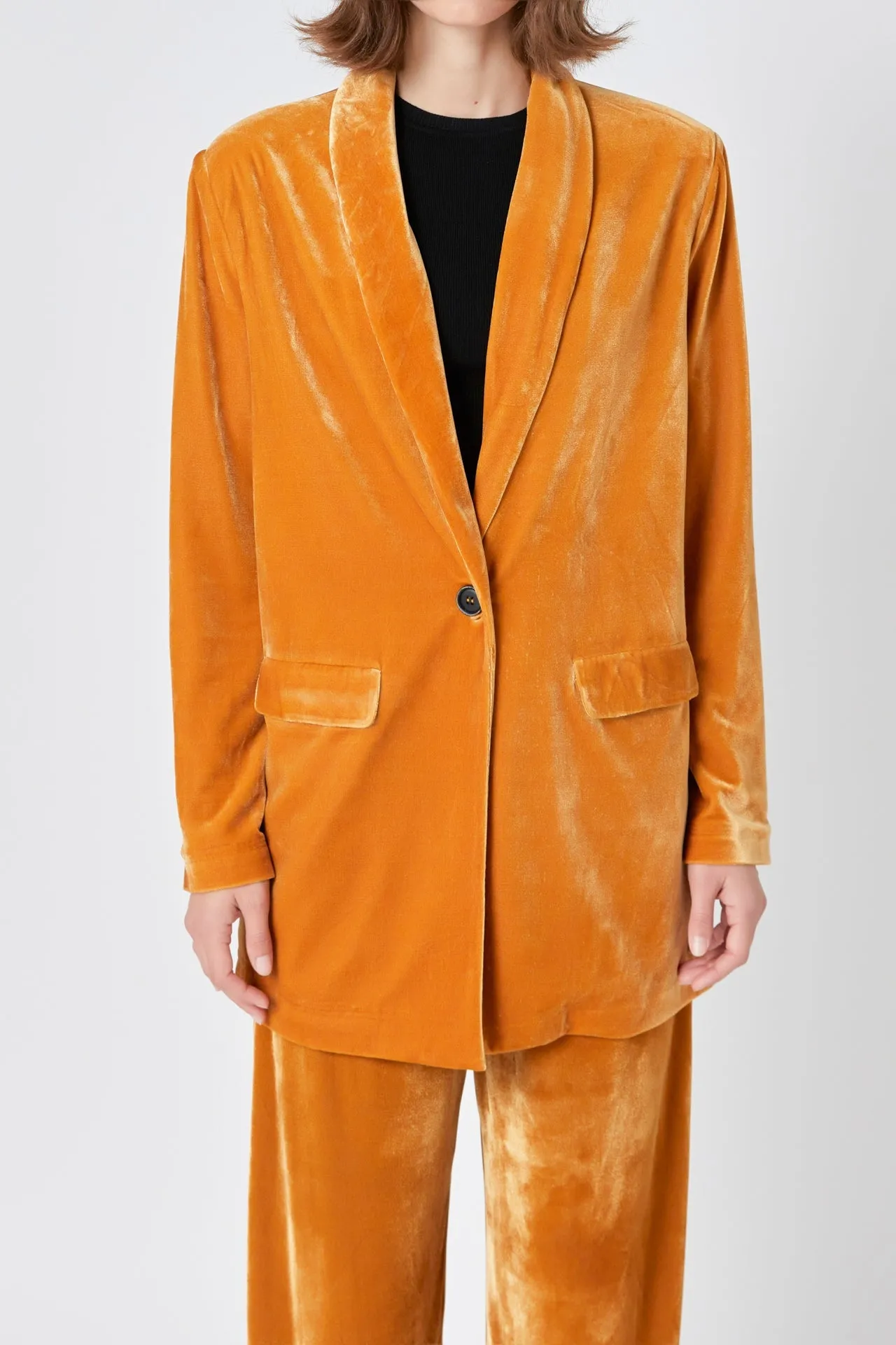 Endless Rose - Velvet Blazer