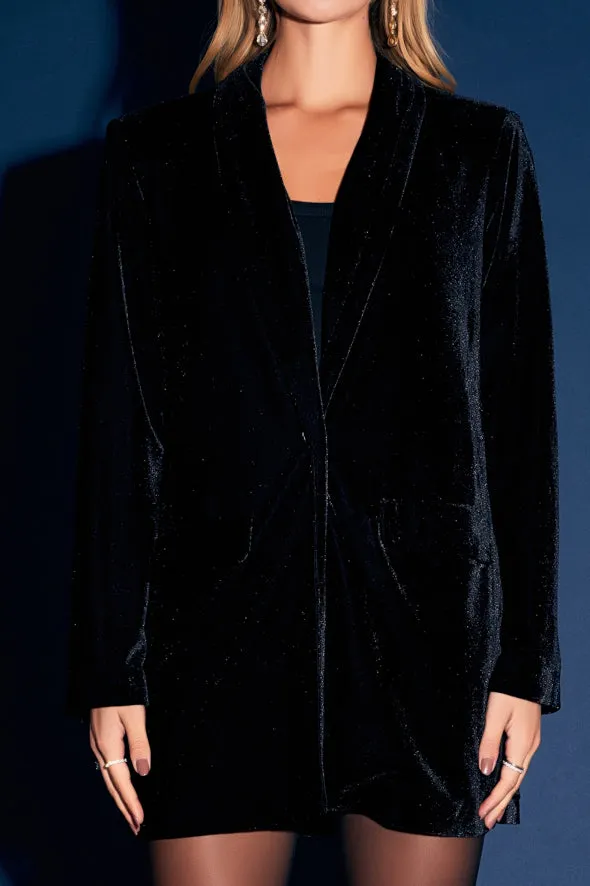 Endless Rose - Velvet Blazer