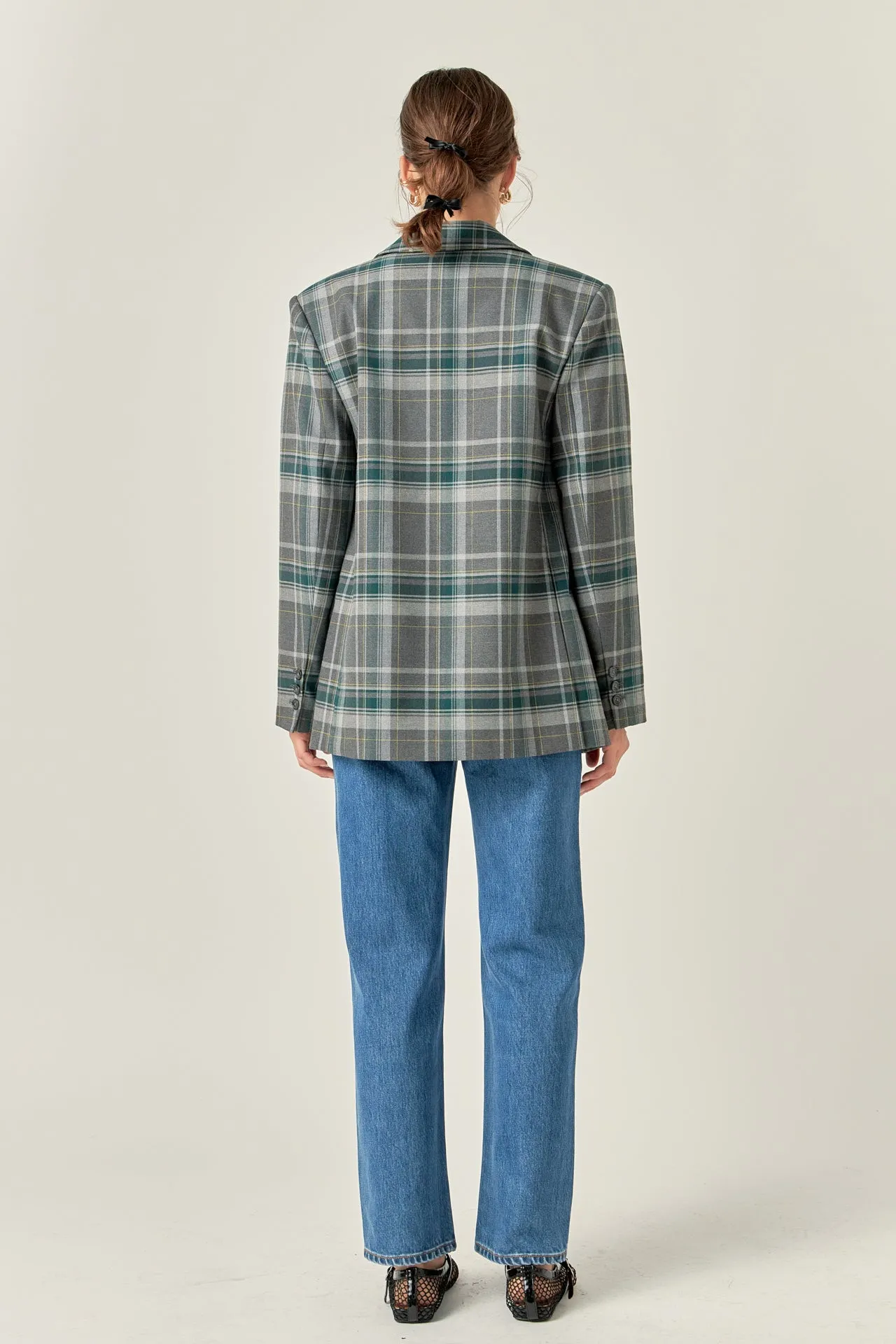 English Factory - Plaid Blazer