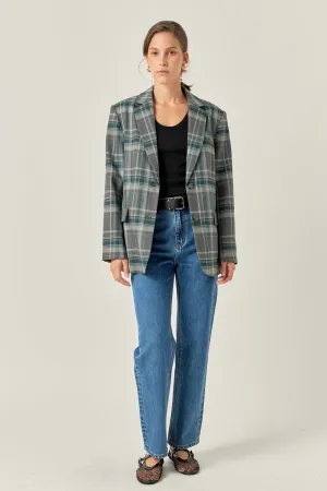 English Factory - Plaid Blazer
