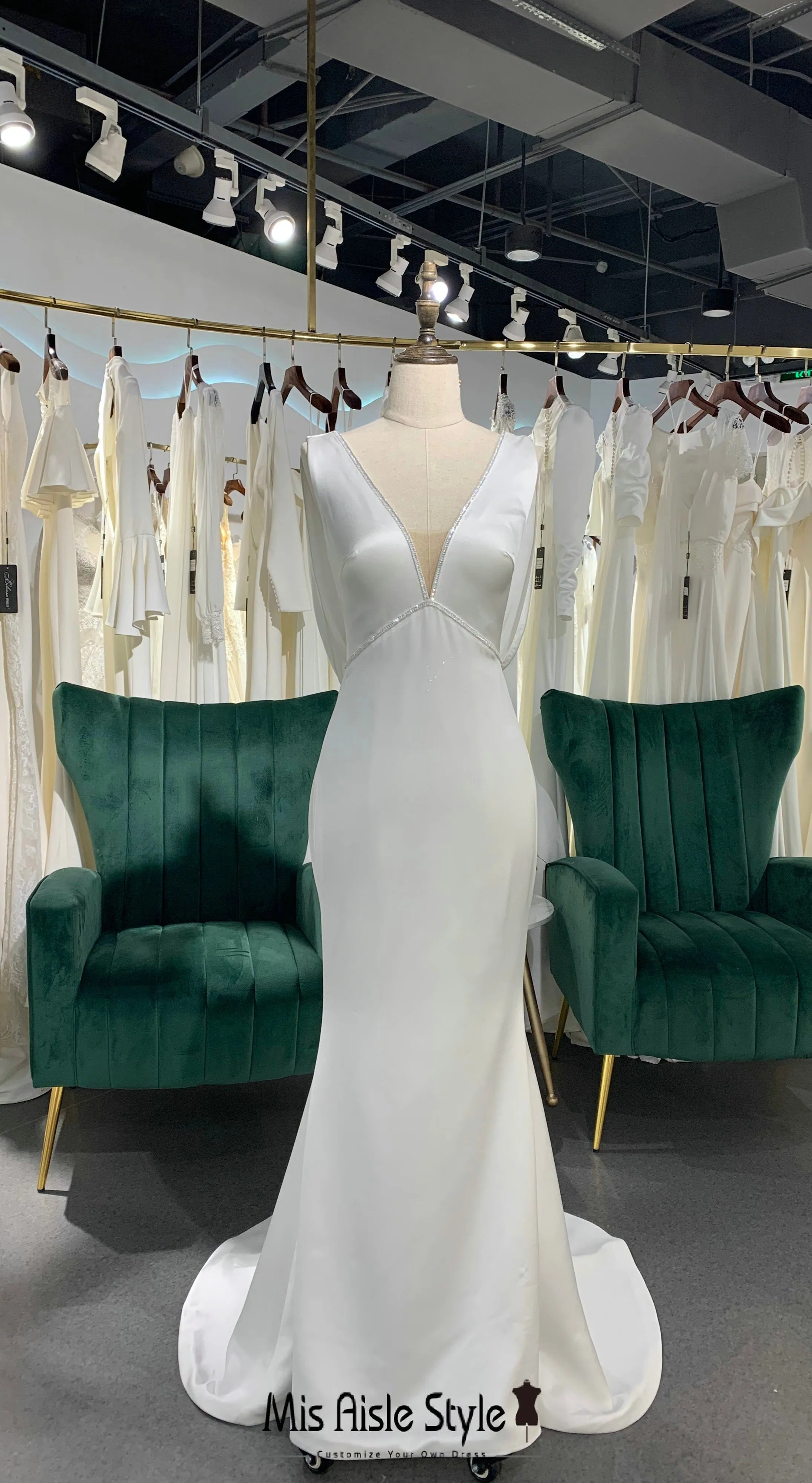 Fit and Flare Summer Boho Wedding Dress