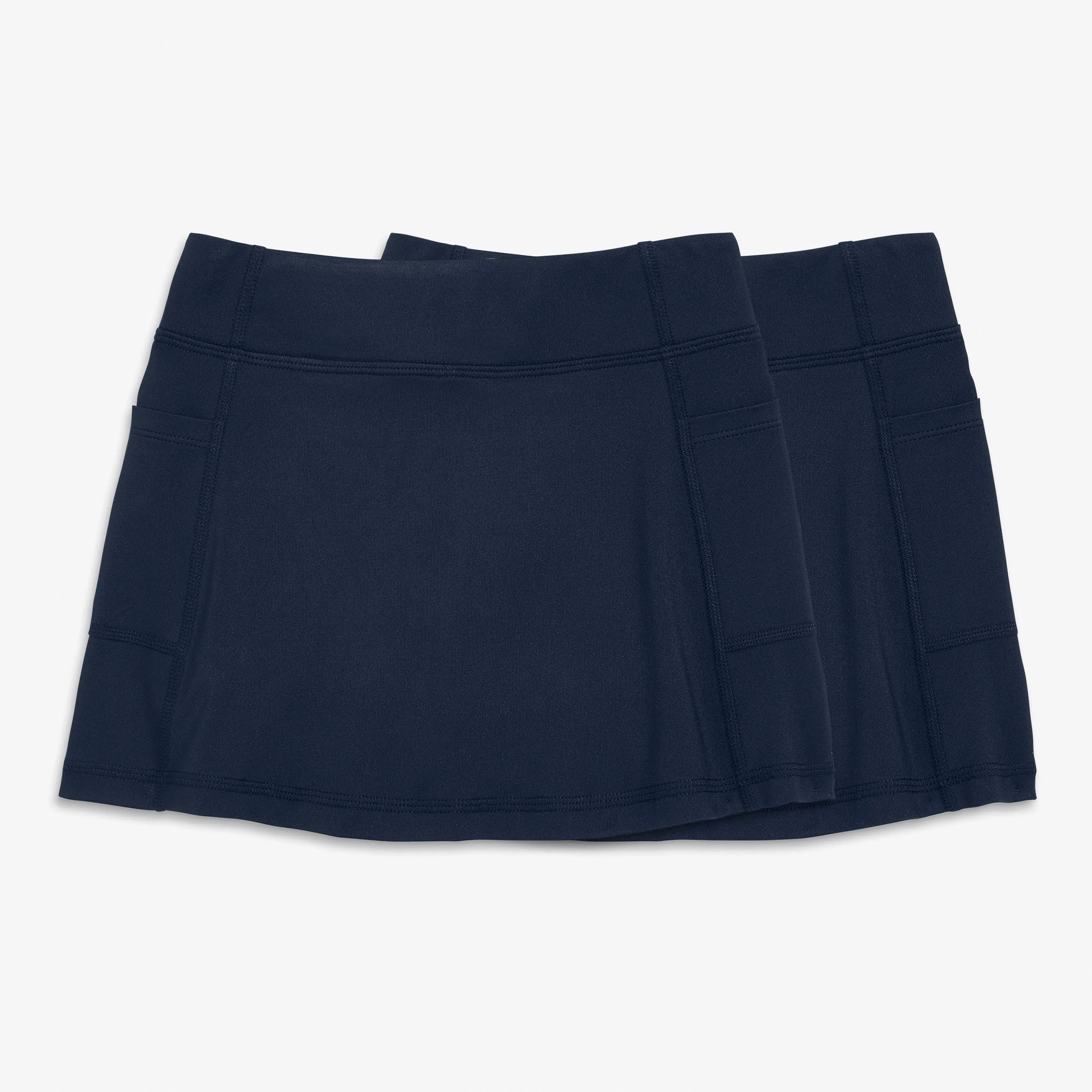 FlexKnit pocket skort 2-pack
