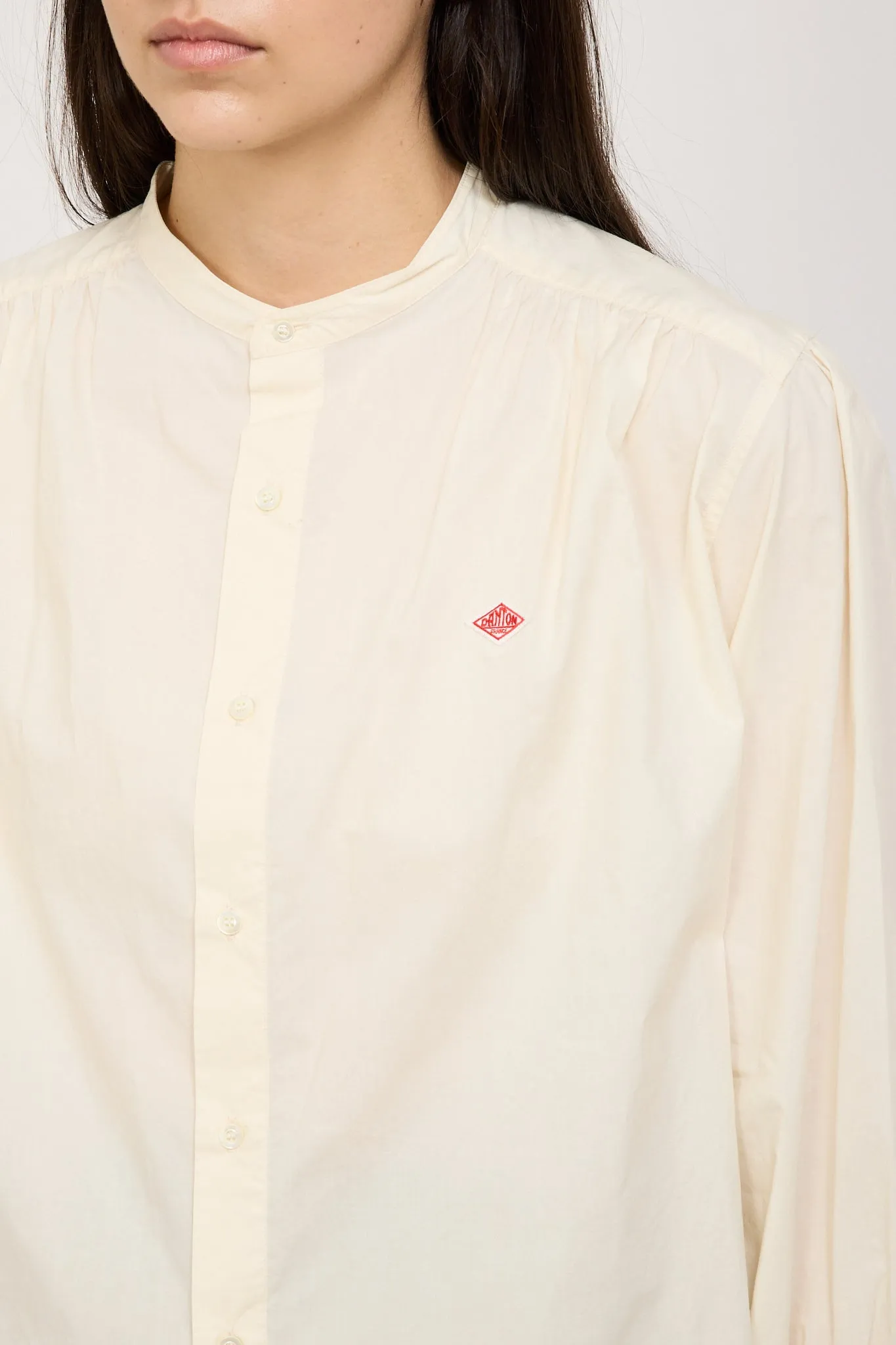 Gathered Shirt Ivory