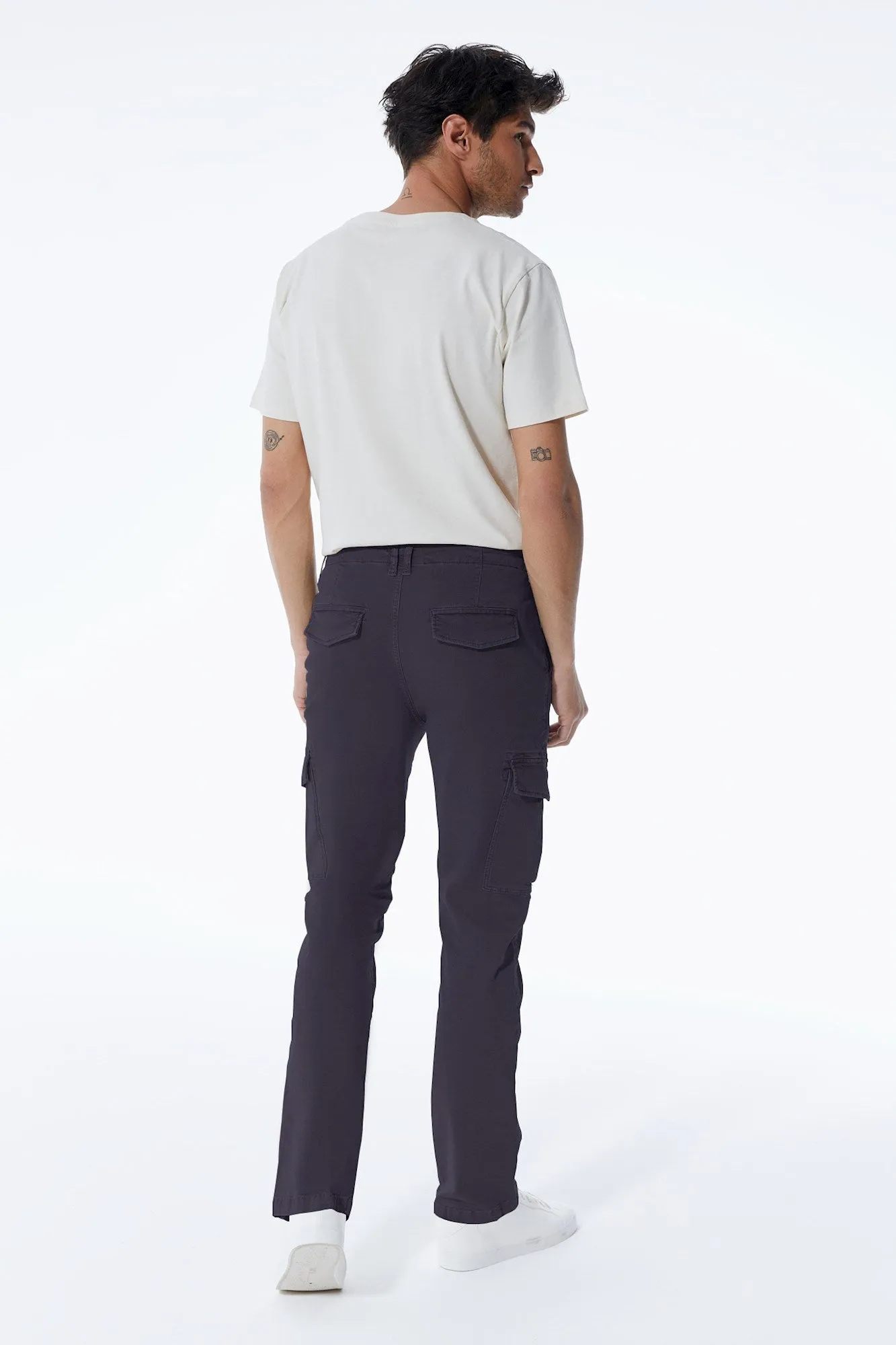 Henk Cargo Pants Dark Blue