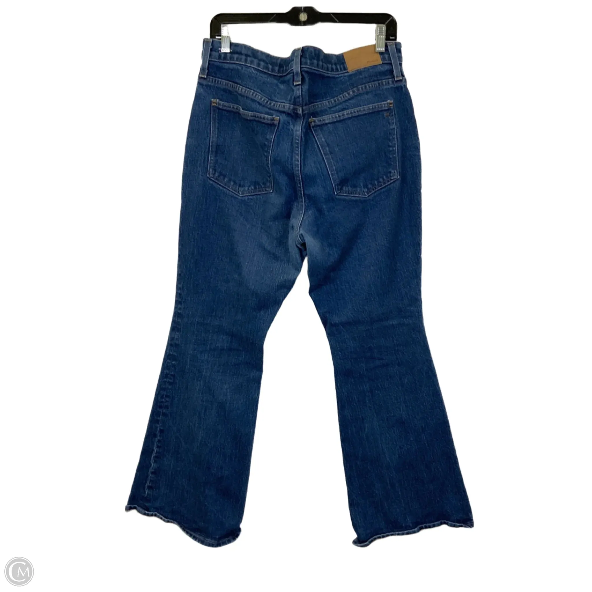 Jeans Flared By Madewell In Blue Denim, Size: 12
