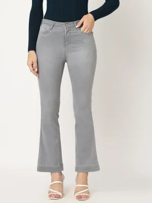 K5094 High Rise Mini Flare Jeans