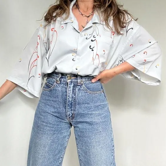 KIBO BY ERMOTEX BUTTON UP VINTAGE SHIRT