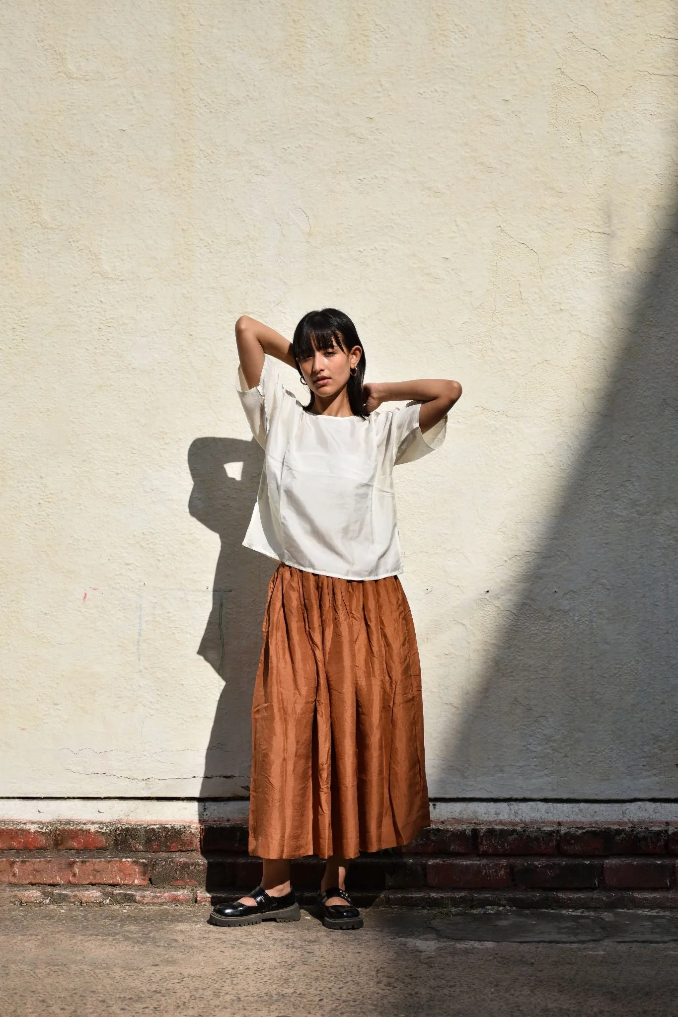 Kimono Sleeve Top-Kora Silk