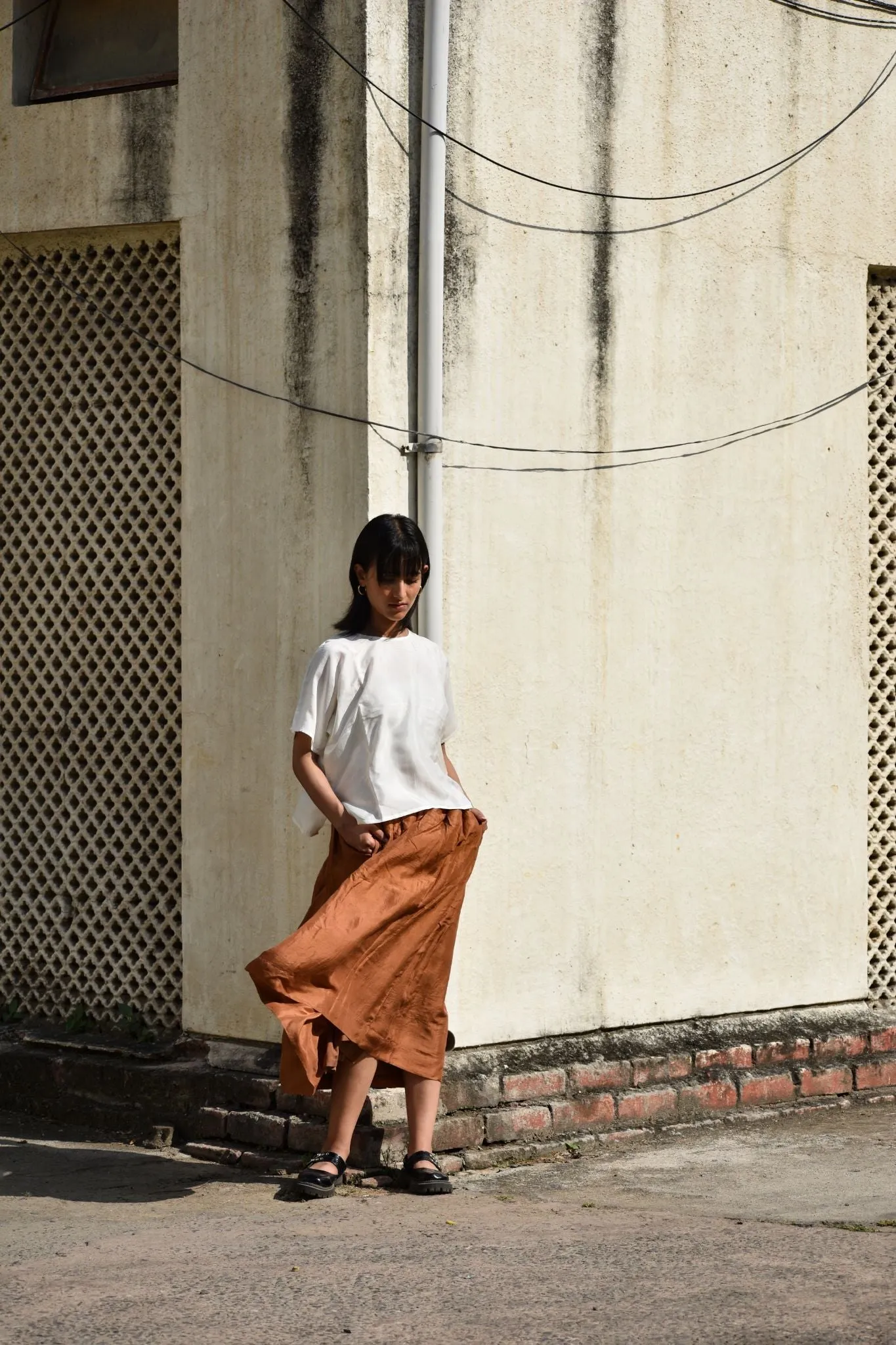 Kimono Sleeve Top-Kora Silk