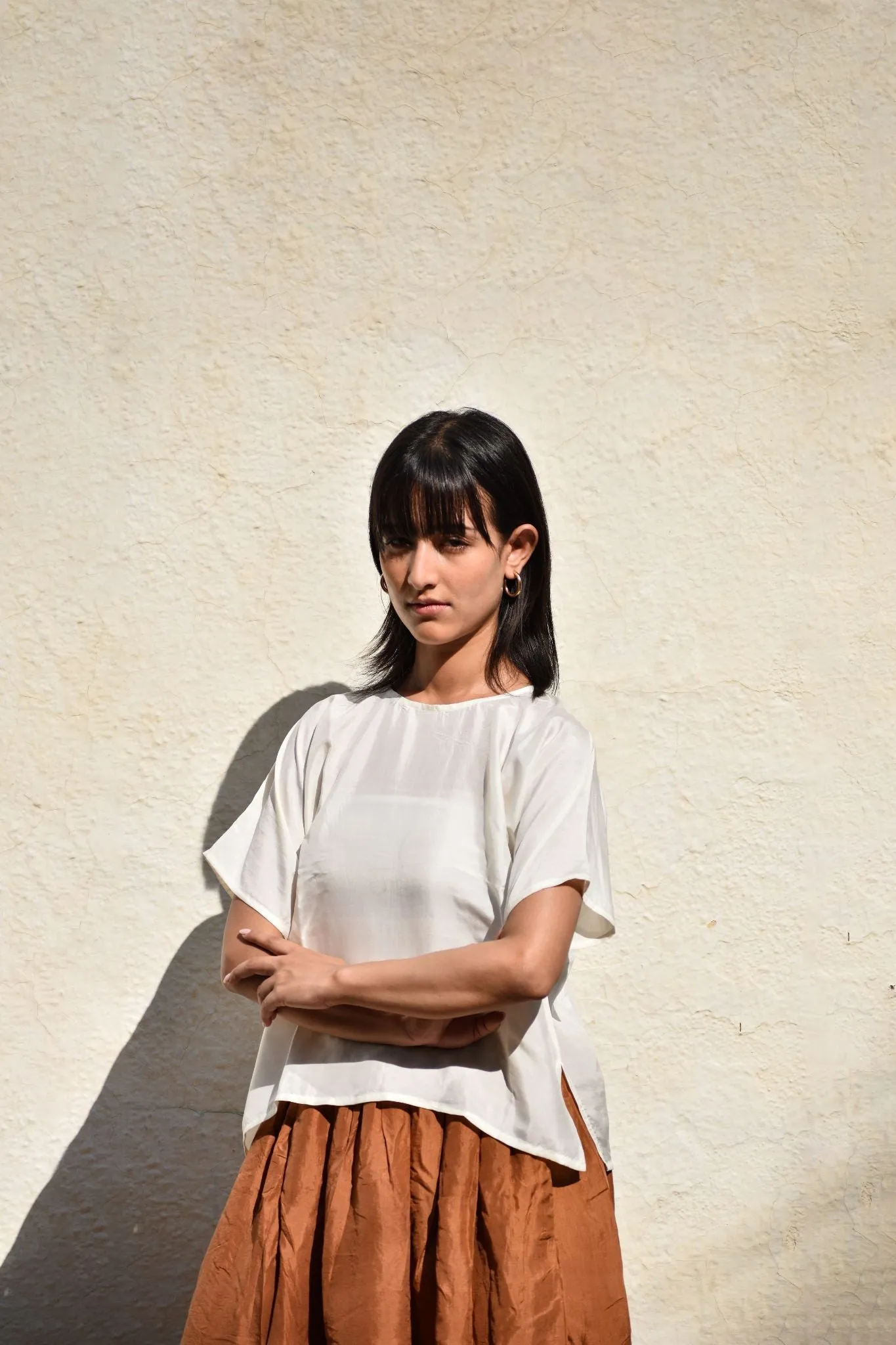 Kimono Sleeve Top-Kora Silk